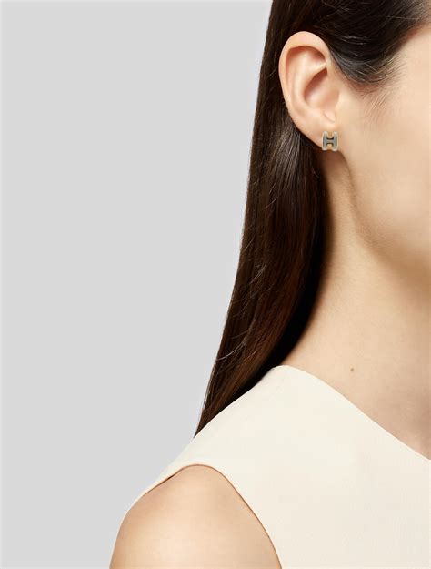 hermes pop h earrings australia|hermes horn and lacquer earrings.